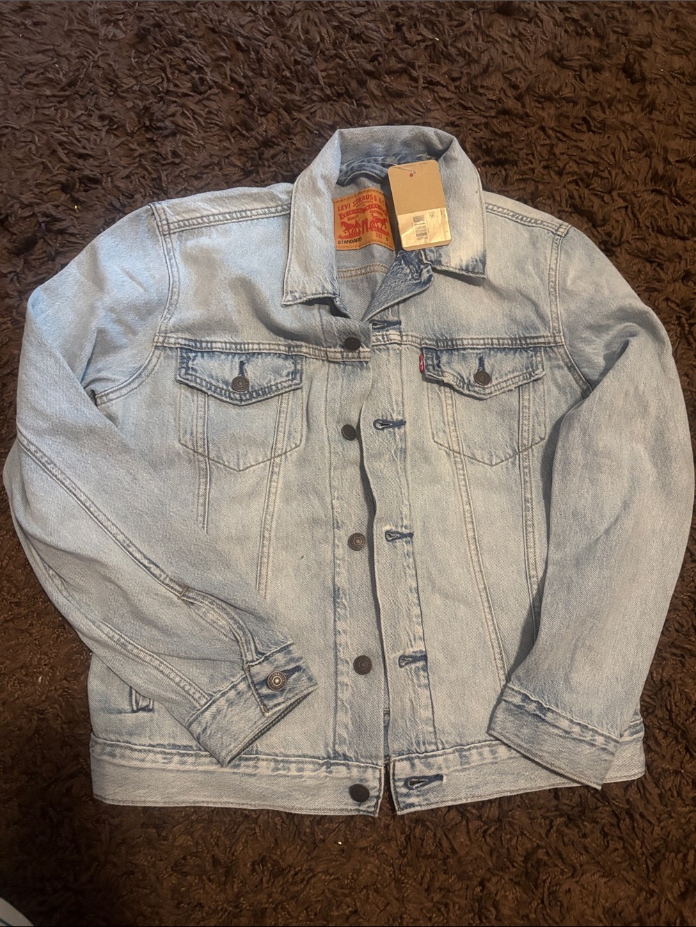 Levi's Light Wash Denim Jacket - Pale Blue Trucker